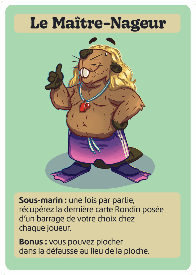Carte Personnage — Maître-Nageur
